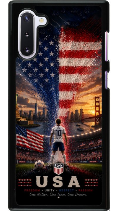Coque Samsung Galaxy Note 10 - Football États-Unis splash 2026