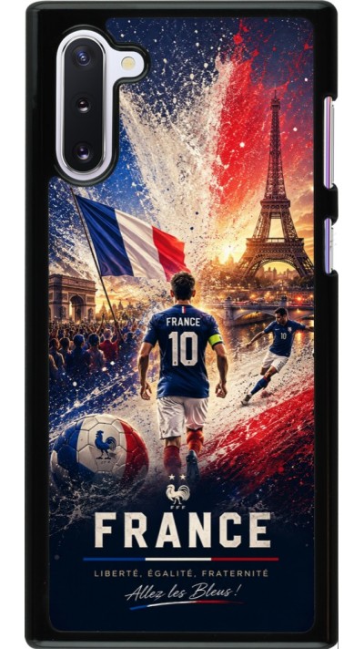 Coque Samsung Galaxy Note 10 - Football France splash 2026