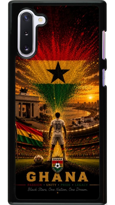 Coque Samsung Galaxy Note 10 - Football Ghana splash 2026