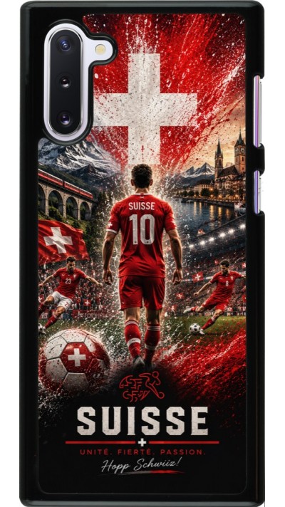 Coque Samsung Galaxy Note 10 - Football Suisse splash 2026