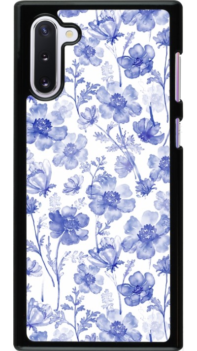 Coque Samsung Galaxy Note 10 - Spring 23 watercolor blue flowers