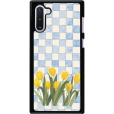 Coque Samsung Galaxy Note 10 - Blue vichy tulips Spring 2026