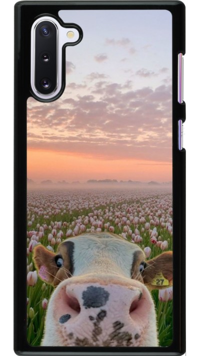 Coque Samsung Galaxy Note 10 - Cow with tulips 2026