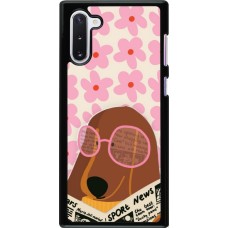 Coque Samsung Galaxy Note 10 - Dog with newspaper 2026