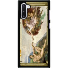 Coque Samsung Galaxy Note 10 - Tableau art - La Création d’Adam - Michel-Ange