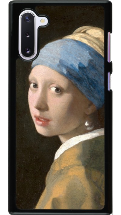 Coque Samsung Galaxy Note 10 - Tableau art - La Jeune fille à la perle - Johannes Vermeer