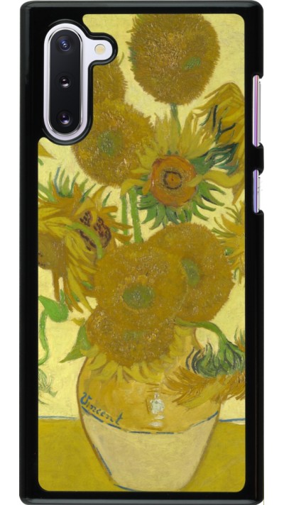 Coque Samsung Galaxy Note 10 - Tableau art - Les Tournesols - Van Gogh