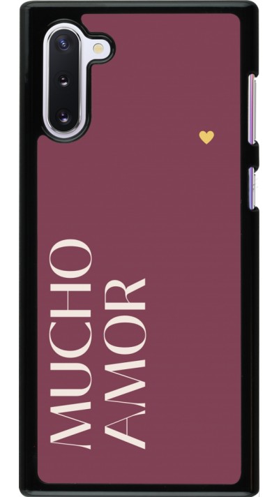 Samsung Galaxy Note 10 Case Hülle - Valentine 2024 mucho amor rosado