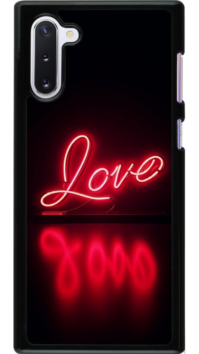 Samsung Galaxy Note 10 Case Hülle - Valentine 2025 Neon Liebe