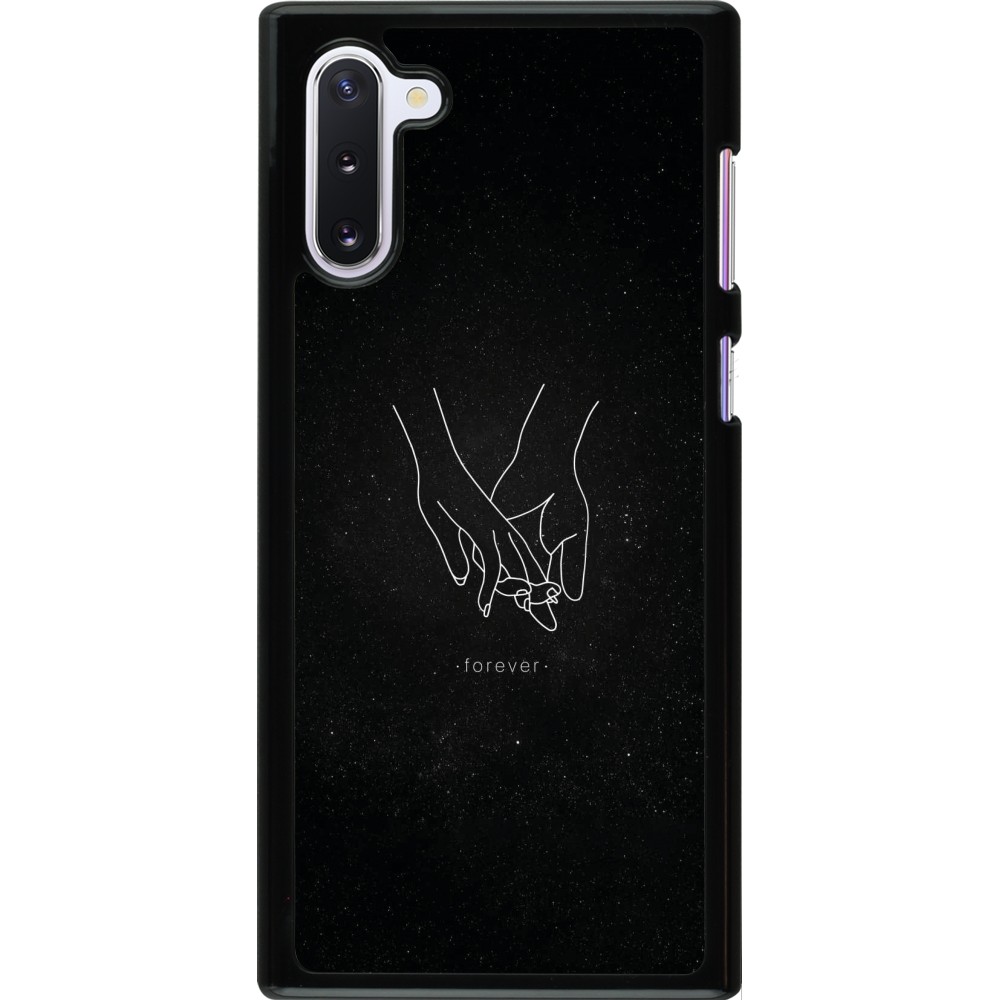 Samsung Galaxy Note 10 Case Hülle - Valentine 2023 hands forever