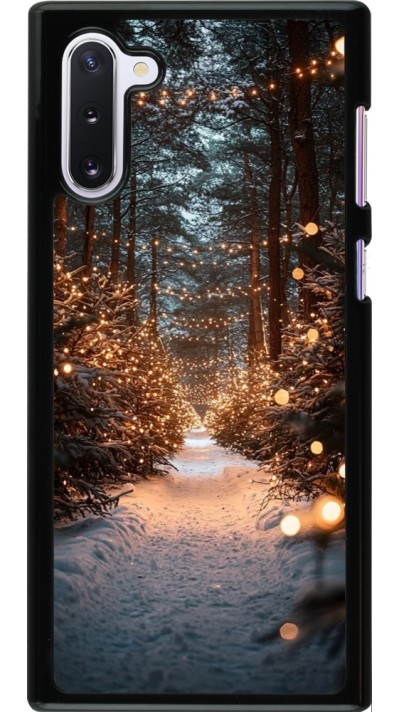 Coque Samsung Galaxy Note 10 - Winter 25 Winter snowy road