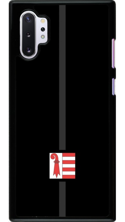 Samsung Galaxy Note 10+ Case Hülle - Kanton JU schwarz