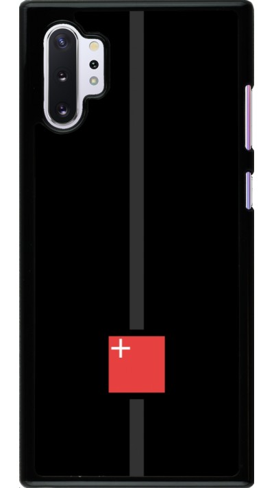 Samsung Galaxy Note 10+ Case Hülle - Kanton SZ schwarz
