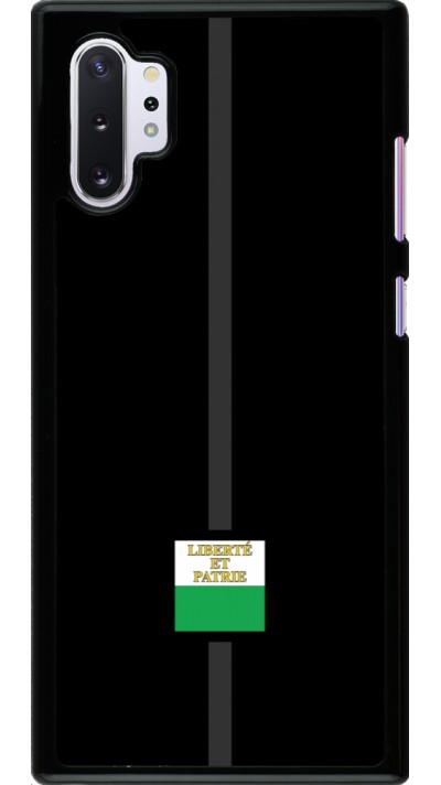 Samsung Galaxy Note 10+ Case Hülle - Kanton VD schwarz