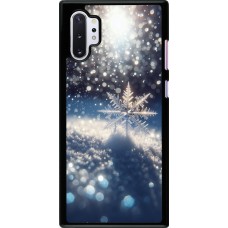 Samsung Galaxy Note 10+ Case Hülle - Schneeflocke Solar Glanz