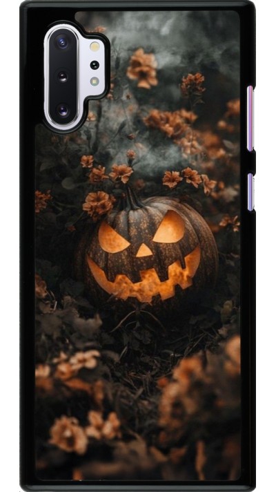 Coque Samsung Galaxy Note 10+ - Halloween 2025 Pumpkin with flowers Coque Samsung Galaxy Note 10+ - Halloween 2025 Pumpkin with flowers