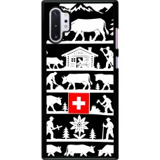 Coque Samsung Galaxy Note 10+ - Poya Suisse 1 noir