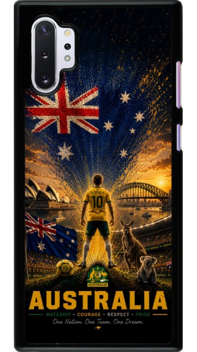 Coque Samsung Galaxy Note 10+ - Football Australie splash 2026