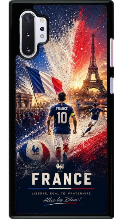 Coque Samsung Galaxy Note 10+ - Football France splash 2026