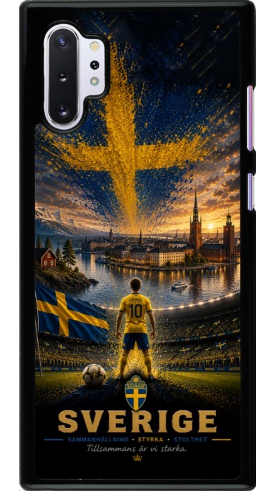 Coque Samsung Galaxy Note 10+ - Football Suède splash 2026