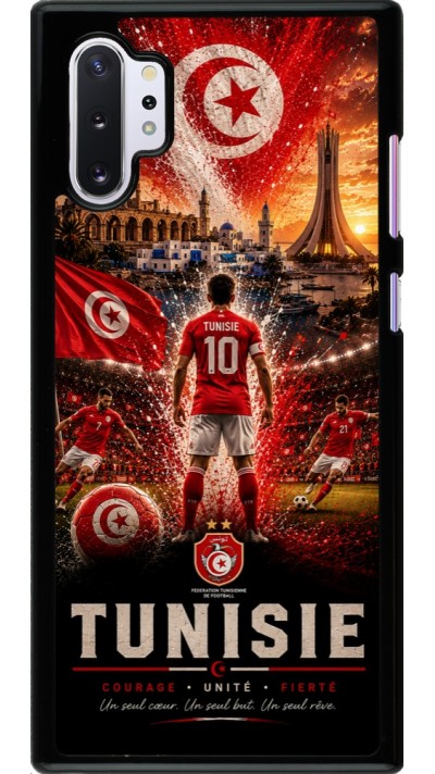 Coque Samsung Galaxy Note 10+ - Football Tunisie splash 2026