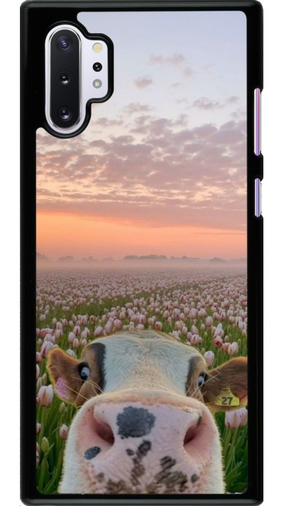 Coque Samsung Galaxy Note 10+ - Cow with tulips 2026