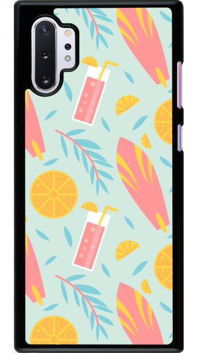 Coque Samsung Galaxy Note 10+ - Summer 2025 Pattern citron