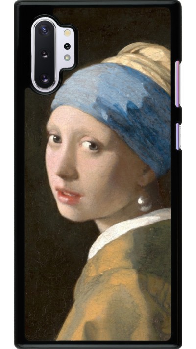 Coque Samsung Galaxy Note 10+ - Tableau art - La Jeune fille à la perle - Johannes Vermeer