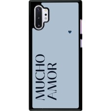 Samsung Galaxy Note 10+ Case Hülle - Valentine 2024 mucho amor azul
