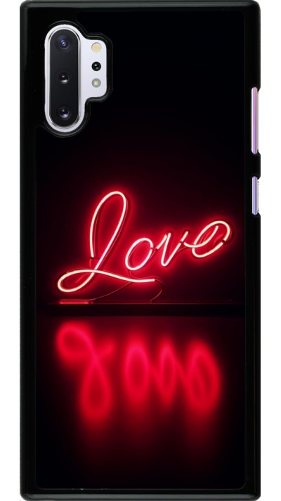 Samsung Galaxy Note 10+ Case Hülle - Valentine 2025 Neon Liebe