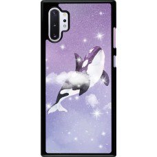 Coque Samsung Galaxy Note 10+ - Whale in sparking stars