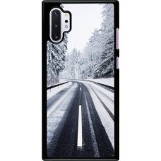 Samsung Galaxy Note 10+ Case Hülle - Winter 22 Snowy Road