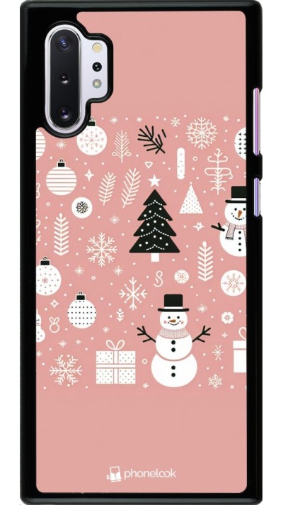Samsung Galaxy Note 10+ Case Hülle - Weihnachten 2024 Rose Schneemann Weihnachten