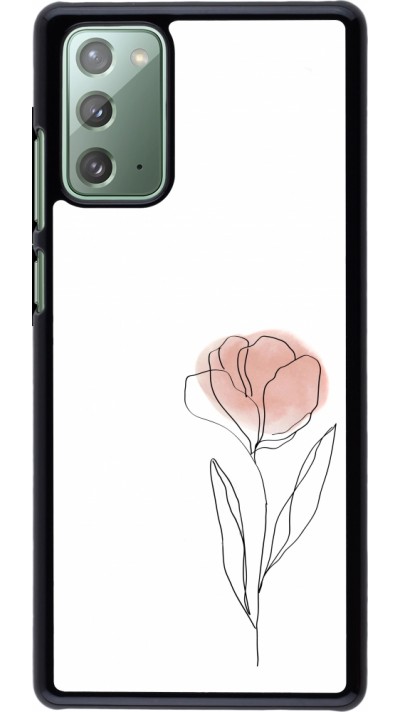 Coque Samsung Galaxy Note 20 - Spring 23 minimalist flower