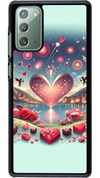 Samsung Galaxy Note 20 Case Hülle - Valentin 2025 Schick