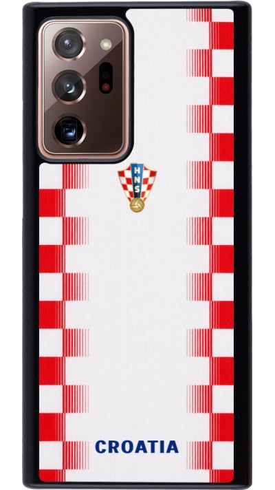 Coque Samsung Galaxy Note 20 Ultra - Maillot de football Croatie 2026 personnalisable