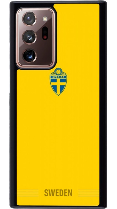 Coque Samsung Galaxy Note 20 Ultra - Maillot de football Suède 2026 personnalisable