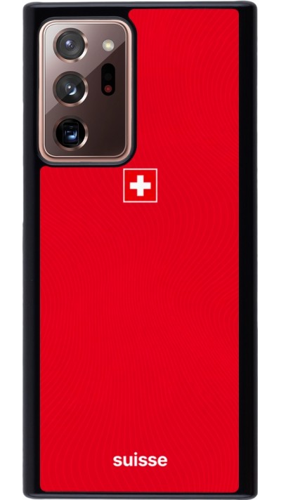 Coque Samsung Galaxy Note 20 Ultra - Maillot de football Suisse 2026 personnalisable