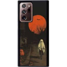 Coque Samsung Galaxy Note 20 Ultra - Halloween 2025 Ghost on a bicycle