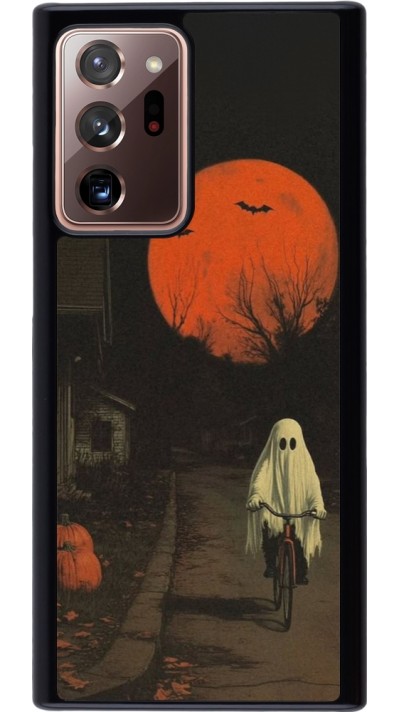 Coque Samsung Galaxy Note 20 Ultra - Halloween 2025 Ghost on a bicycle