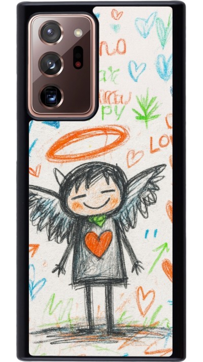 Coque Samsung Galaxy Note 20 Ultra - Little Angel Sketch Love