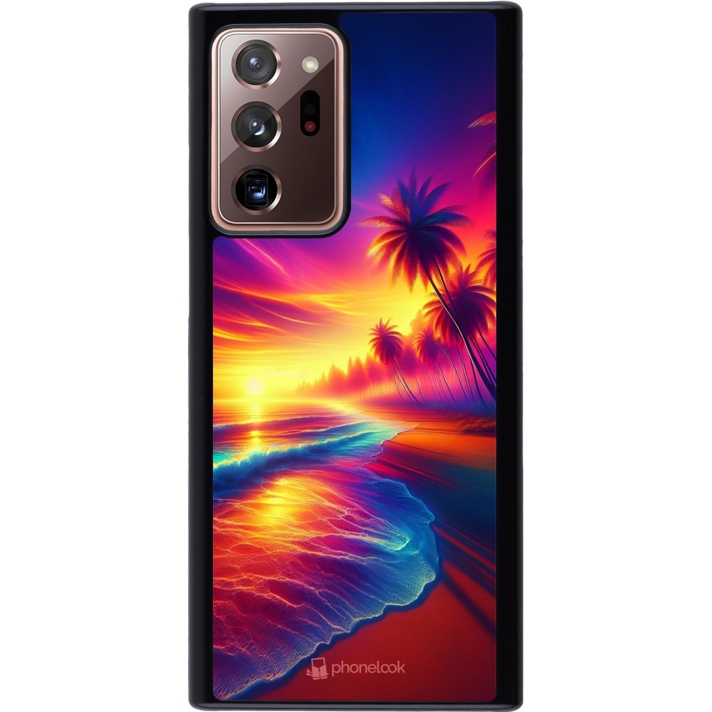 Samsung Galaxy Note 20 Ultra Case Hülle - Strand Sonnenuntergang auffällig
