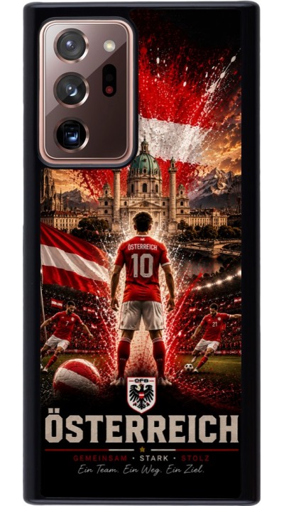 Coque Samsung Galaxy Note 20 Ultra - Football Autriche splash 2026