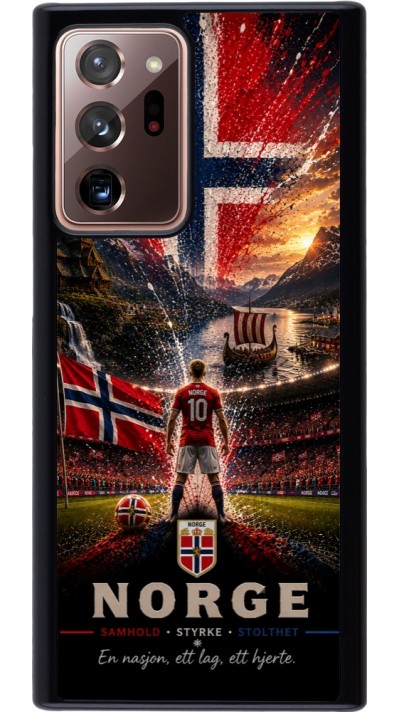 Coque Samsung Galaxy Note 20 Ultra - Football Norvège splash 2026