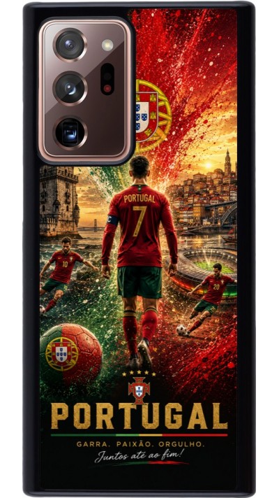 Coque Samsung Galaxy Note 20 Ultra - Football Portugal splash 2026