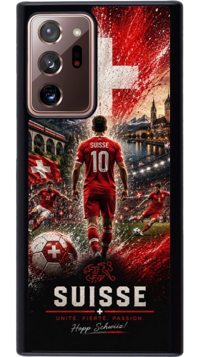 Coque Samsung Galaxy Note 20 Ultra - Football Suisse splash 2026