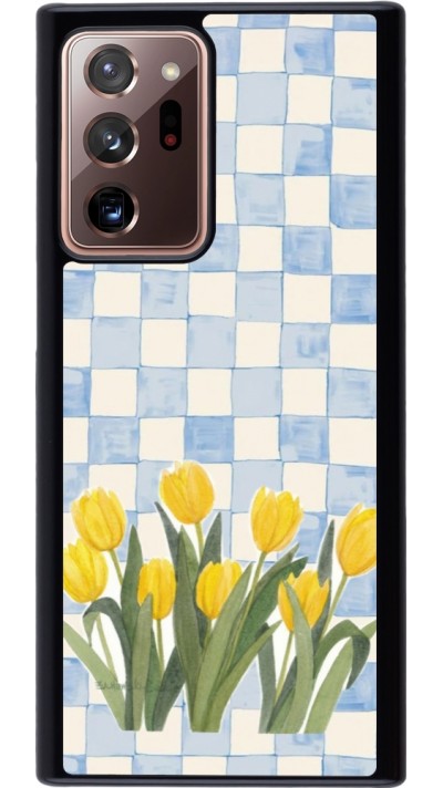 Coque Samsung Galaxy Note 20 Ultra - Blue vichy tulips 2026