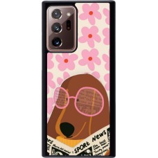 Coque Samsung Galaxy Note 20 Ultra - Dog with newspaper 2026