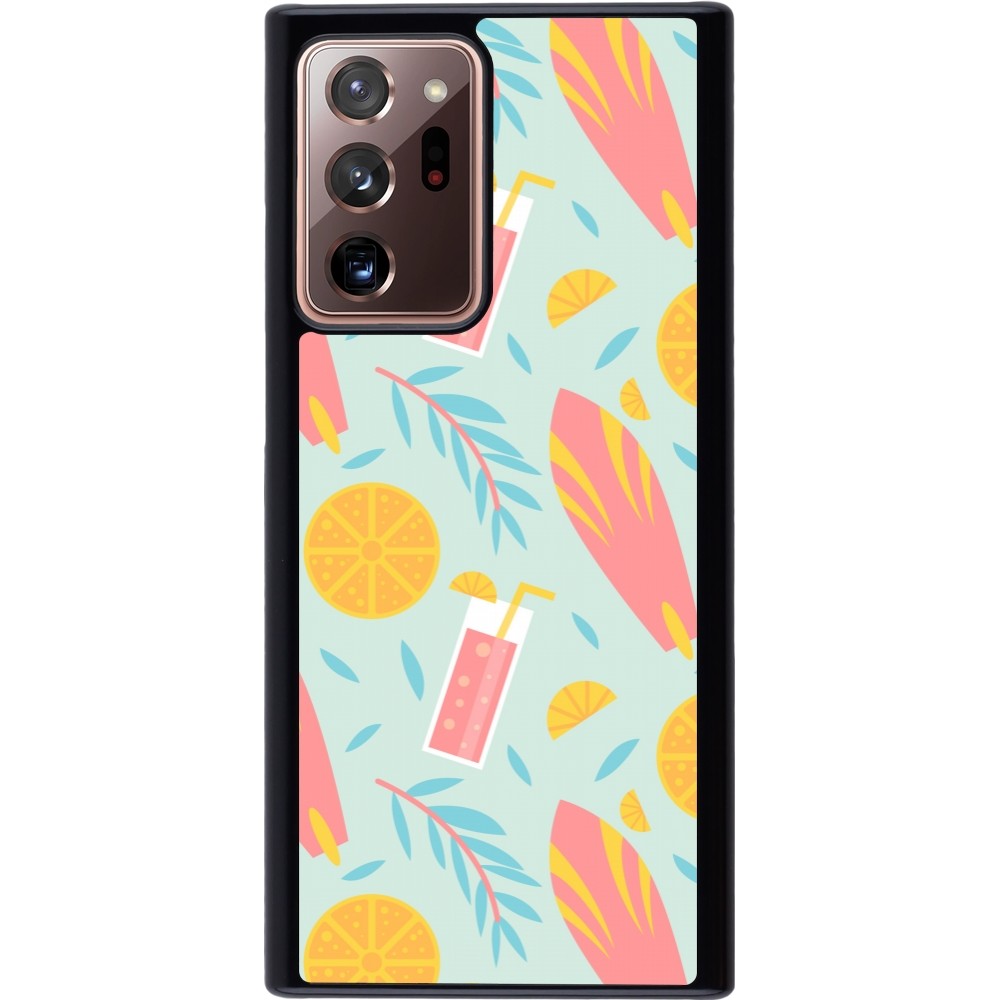 Coque Samsung Galaxy Note 20 Ultra - Summer 2025 Pattern citron