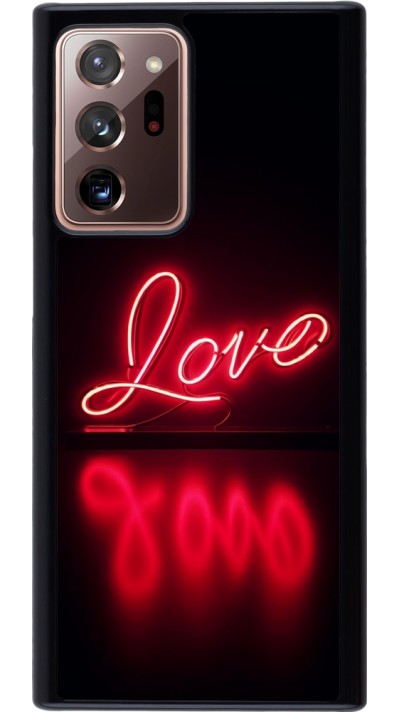 Coque Samsung Galaxy Note 20 Ultra - Valentine 2025 Neon Love